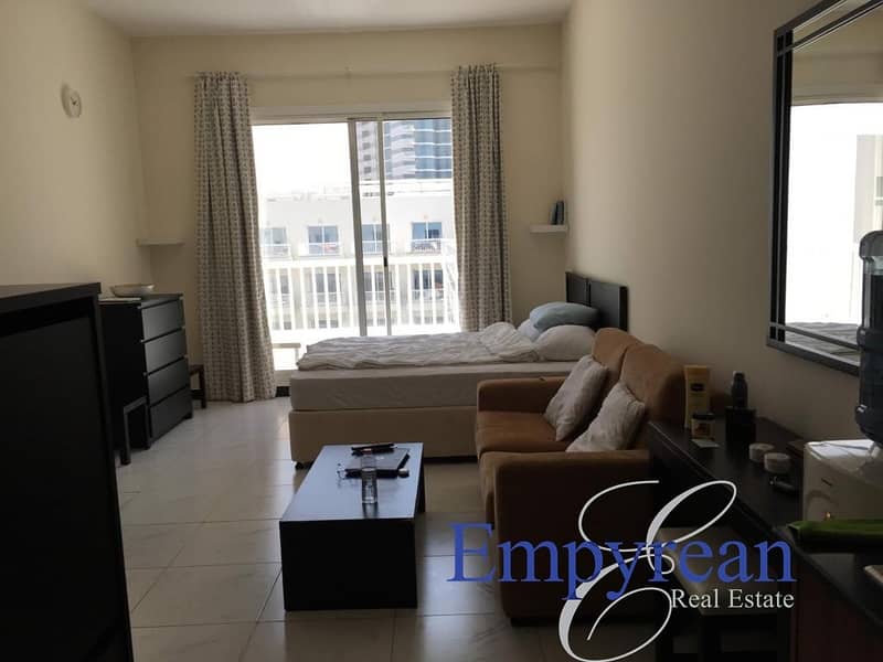 2 POOL VIEW|LARGE FURNISHED STUDIO| WITH BALCONY KENSINGTON MANOR