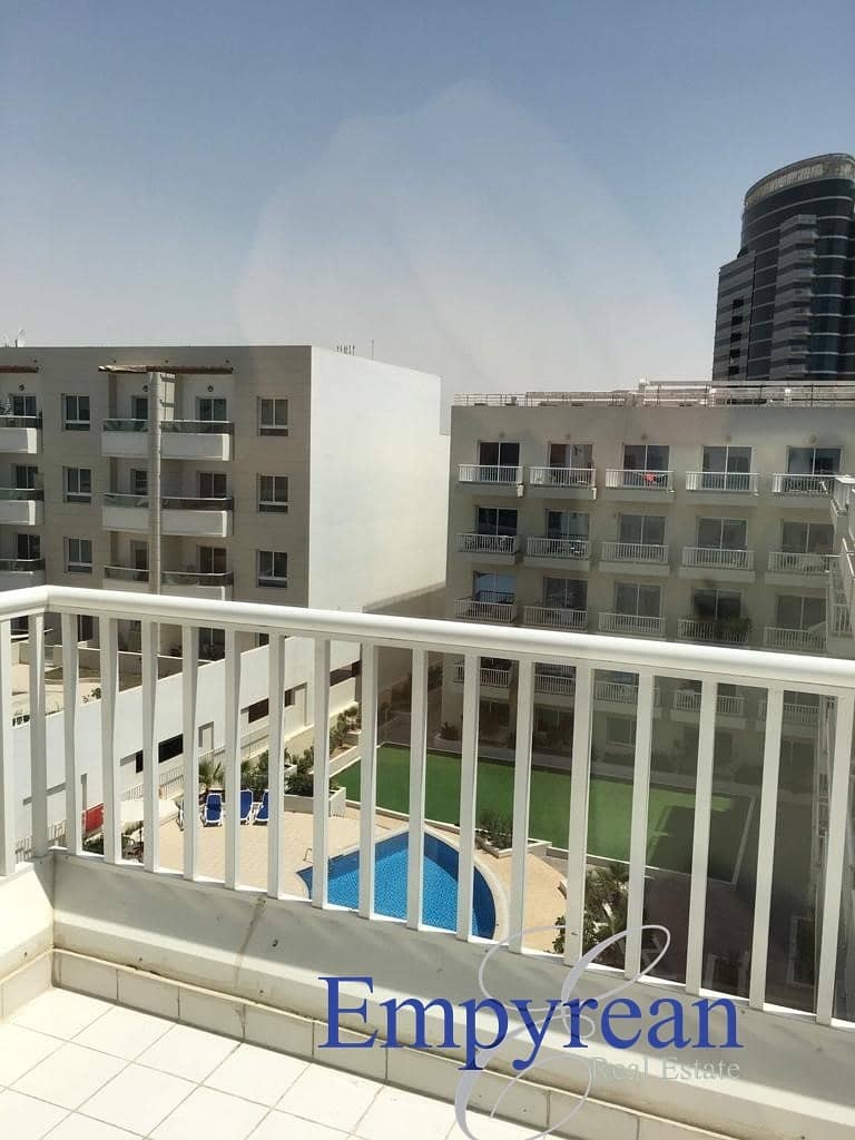 11 POOL VIEW|LARGE FURNISHED STUDIO| WITH BALCONY KENSINGTON MANOR