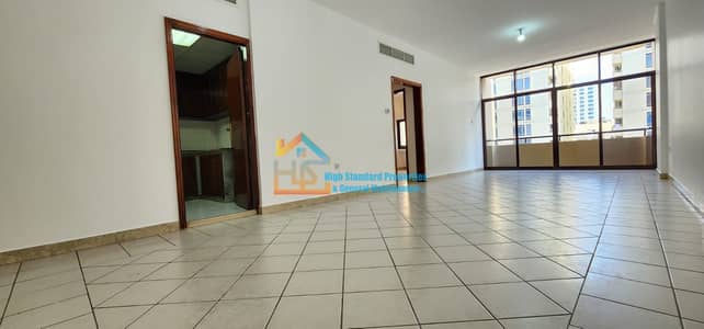 2 Bedroom Apartment for Rent in Hamdan Street, Abu Dhabi - Fancy 2bhk with Spacious Hall and 2 Balconies