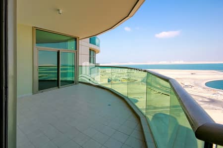 فلیٹ 1 غرفة نوم للايجار في جزيرة الريم، أبوظبي - 1-br-apartment-al-reem-island-shams-abu-dhabi-beach-tower-a-balcony. JPG