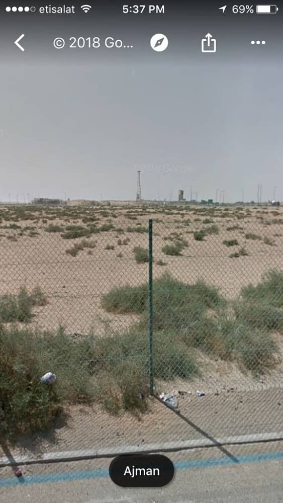 WITH TRANSFER   Residential land ForSale  In Yasmeen area Ajman - UAE