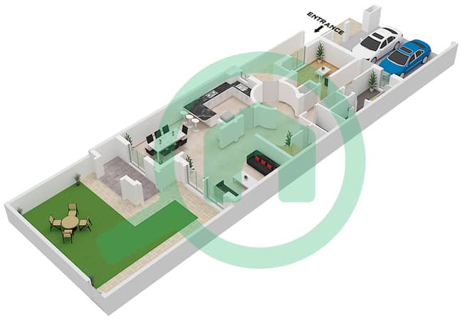 Type 1 / Unit Middle Ground Floor