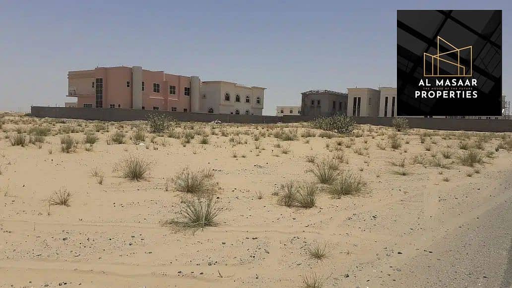 Land for sale, residential, commercial for sale in Ajman, Al Jurf 17, corner of two streets, excellent location