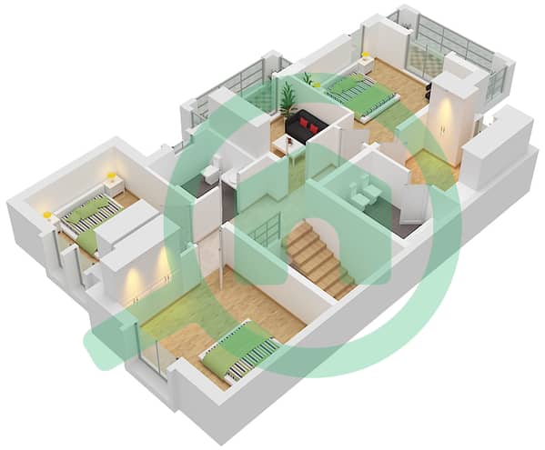 Type 2 / Unit End First Floor