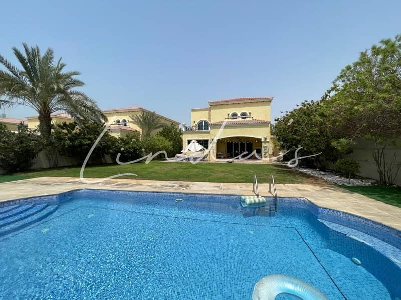 Beautiful Landscaped Villa with Pool| Large Plot