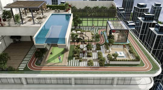 1 Спальня Апартаменты Продажа в Джумейра Вилладж Серкл (ДЖВС), Дубай - LAP POOL C. jpg