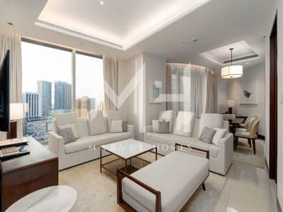 فلیٹ 3 غرف نوم للايجار في وسط مدينة دبي، دبي - Adress Residence - Sky view-1. jpg
