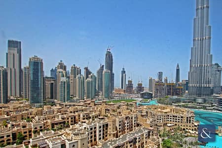 1 Bedroom Apartment for Sale in Downtown Dubai, Dubai - Vacant | Burj Khalifa View | View today