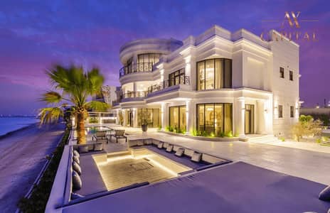 6 Bedroom Villa for Sale in Palm Jumeirah, Dubai - Luxurious Mansion | Custom Built | Private Beach