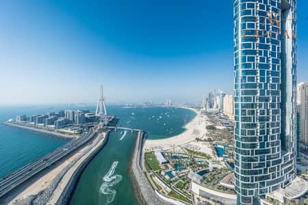 2 Bedroom Flat for Rent in Dubai Marina, Dubai - Waterfront | Corner | Sea & Bluewaters View