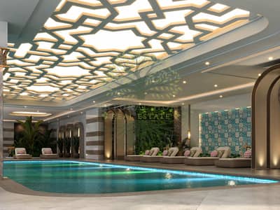 2 Bedroom Apartment for Sale in Al Rahmaniya, Sharjah - 1-FF - Swimming Pool V01. jpg