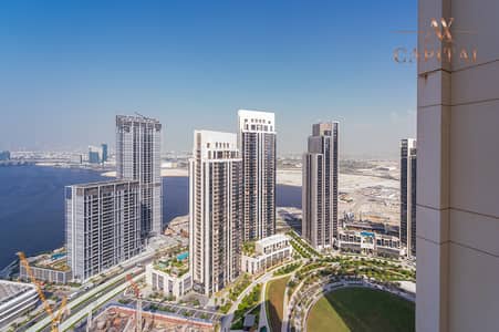3 Bedroom Flat for Rent in Dubai Creek Harbour, Dubai - Burj View | High Floor | Chiller Free