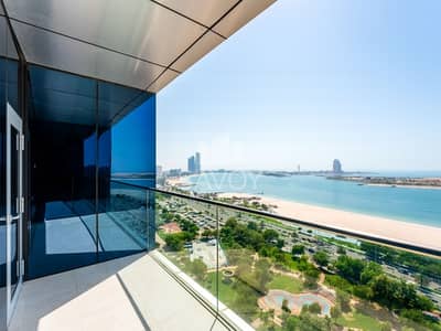 3 Bedroom Apartment for Rent in Corniche Road, Abu Dhabi - Brand New , Modern 3BR BHK, Sea View, Balcony