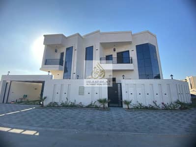 A 4-room villa, a living room, and a maids room for annual rent in Ajman