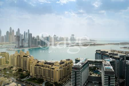 朱美拉棕榈岛， 迪拜 单身公寓待租 - 位于朱美拉棕榈岛，棕榈大厦 的公寓 140000 AED - 8906305