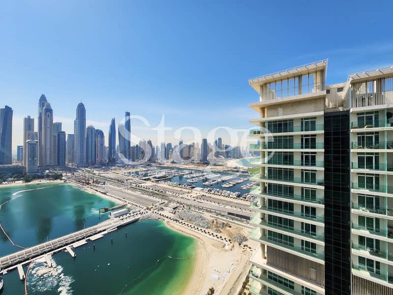 位于迪拜港，艾玛尔海滨社区，滨海景观公寓，滨海景观1号大厦 1 卧室的公寓 180000 AED - 8906317