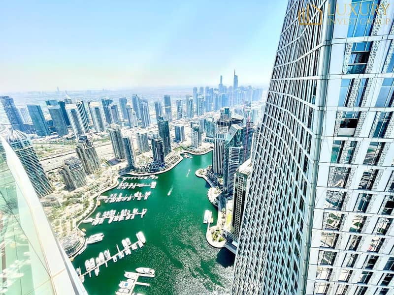 位于迪拜码头，达马克塔楼 1 卧室的公寓 160000 AED - 8906367