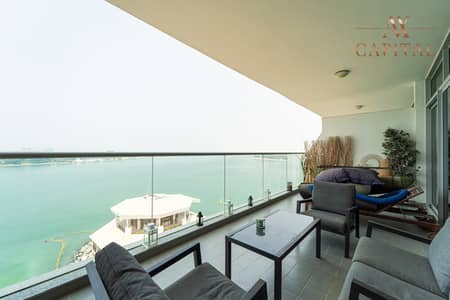 1 Bedroom Apartment for Rent in Palm Jumeirah, Dubai - Full Sea View | Private beach | Vacant