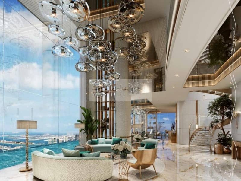位于迪拜港，卡瓦利达马克海湾综合公寓，DAMAC 海湾大厦 A 座 3 卧室的公寓 7200000 AED - 8907026