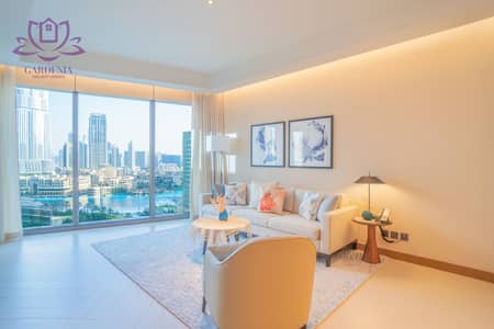3 Bedroom Flat for Rent in Downtown Dubai, Dubai - Living 2. jpg