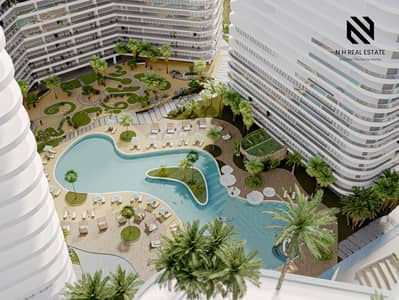 2 Bedroom Apartment for Sale in Arjan, Dubai - Swimming_Pool_Top_View. jpg