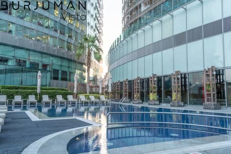 5 Bedroom Penthouse for Rent in Bur Dubai, Dubai - Burjuman Vista Pool-2. png