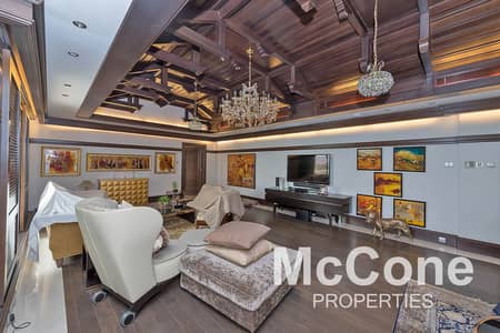6 Bedroom Villa for Rent in Palm Jumeirah, Dubai - High Number | Upgraded | Unfurnished