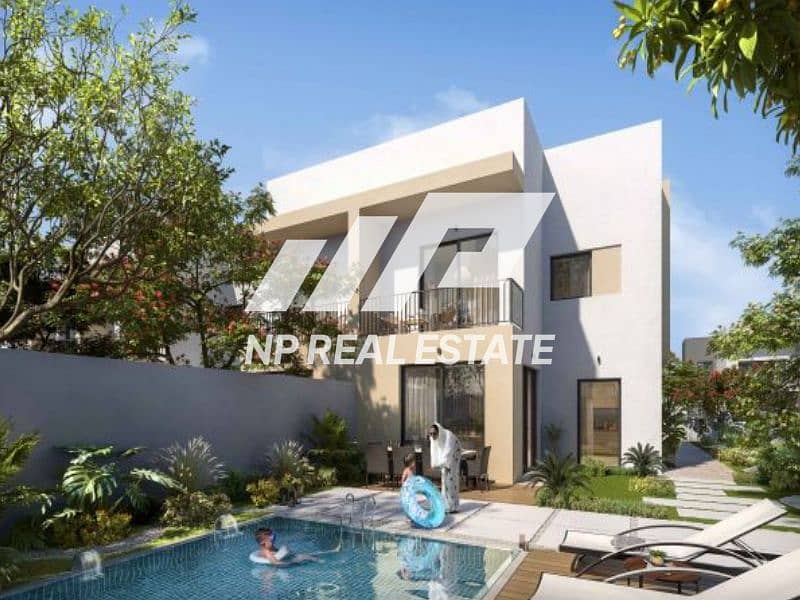 10 The Magnolias, Yas Acres 3 Beds 4 Baths 4,200 SqFt Pool Facing - 3 Bed Duplex Double row AED 3,975,000 (5). jpg