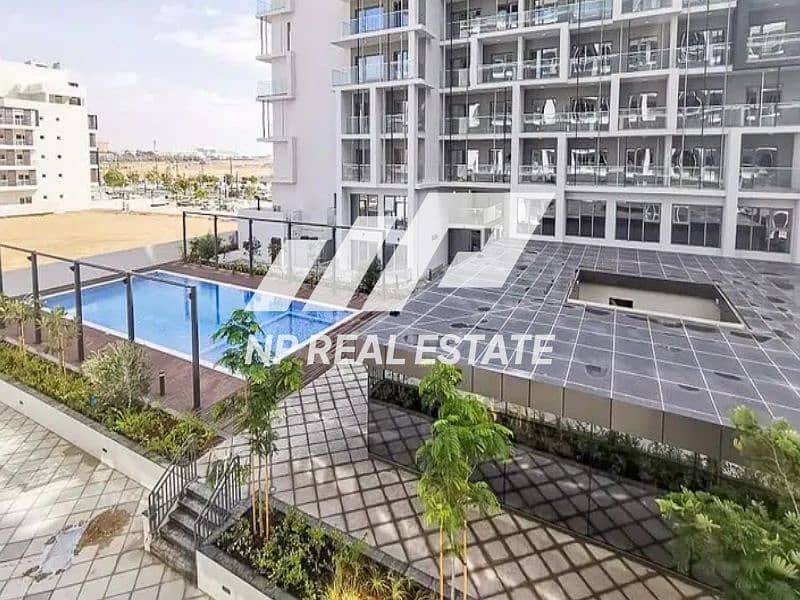 7 Oasis, Masdar Studio 419sqft Fully furnished Rent price 48k With 2 payment(2). jpg