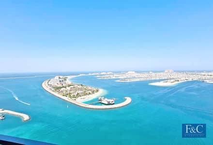 2 Bedroom Apartment for Rent in Dubai Harbour, Dubai - Panoramic Palm View|Fully Furnished|Beach Access