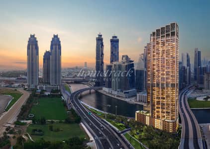 1 Bedroom Flat for Sale in Business Bay, Dubai - One River Point_Aerial View. jpg
