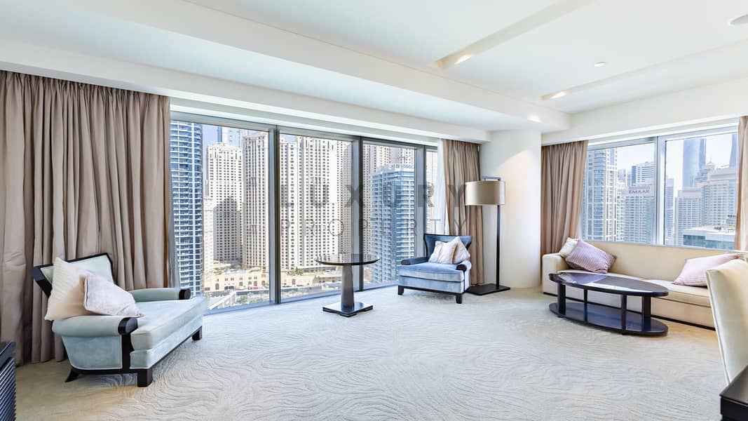 位于迪拜码头，迪拜谦恭海滨酒店（购物中心酒店） 3 卧室的公寓 320000 AED - 8910310
