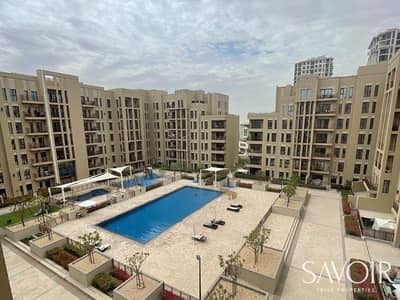 2 Bedroom Apartment for Rent in Town Square, Dubai - Vacant Unfurnished 2 Bedroom Pool View Apartment