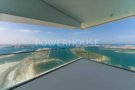 3 Bedroom Flat for Rent in Dubai Harbour, Dubai - Spectacular View | Unfurnished | High Floor