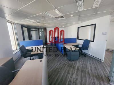 Office for Rent in Hamdan Street, Abu Dhabi - OUTSTANDING OFFICE | BRIGHT FITTED SPACE | GRADE A