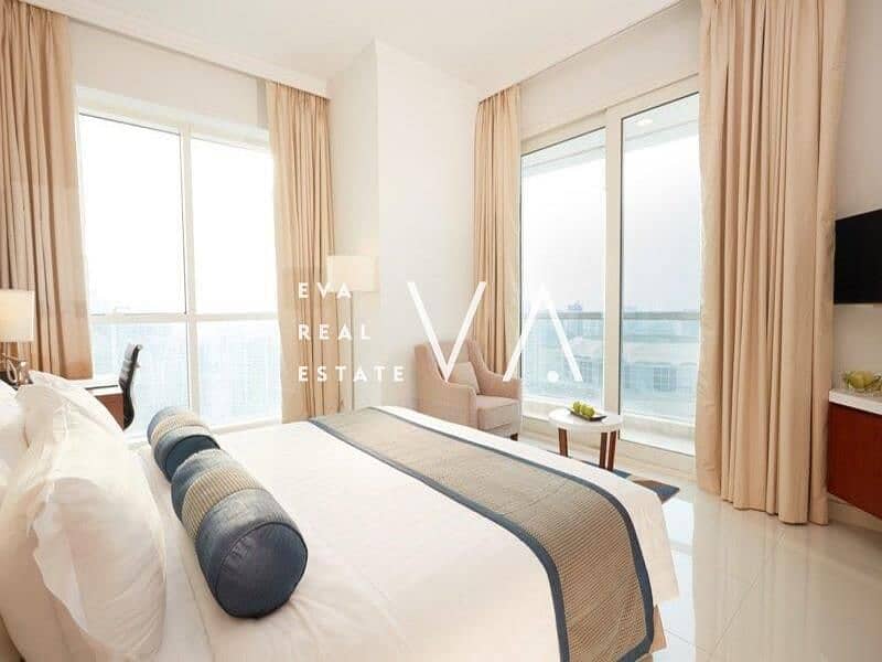 شقة فندقية في فندق وأجنحة تريبان من فخرالدين،مدينة دبي الرياضية 2 غرف 114000 درهم - 8843194