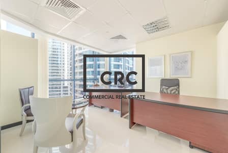 Office for Rent in Jumeirah Lake Towers (JLT), Dubai - Furnished | Lake View | Vacant Office