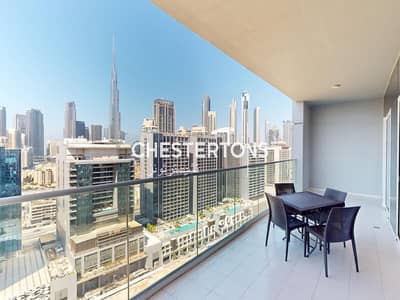 2 Bedroom Apartment for Rent in Business Bay, Dubai - Burj Khalifa View, Fully Furnished, Brand New Unit