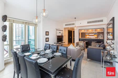 1 Bedroom Apartment for Rent in Dubai Marina, Dubai - Ugraded | Furnished | Study Room | Marina view