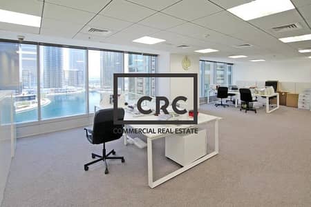 Office for Rent in Jumeirah Lake Towers (JLT), Dubai - Lake View | Unfurnished | 2 Partitions