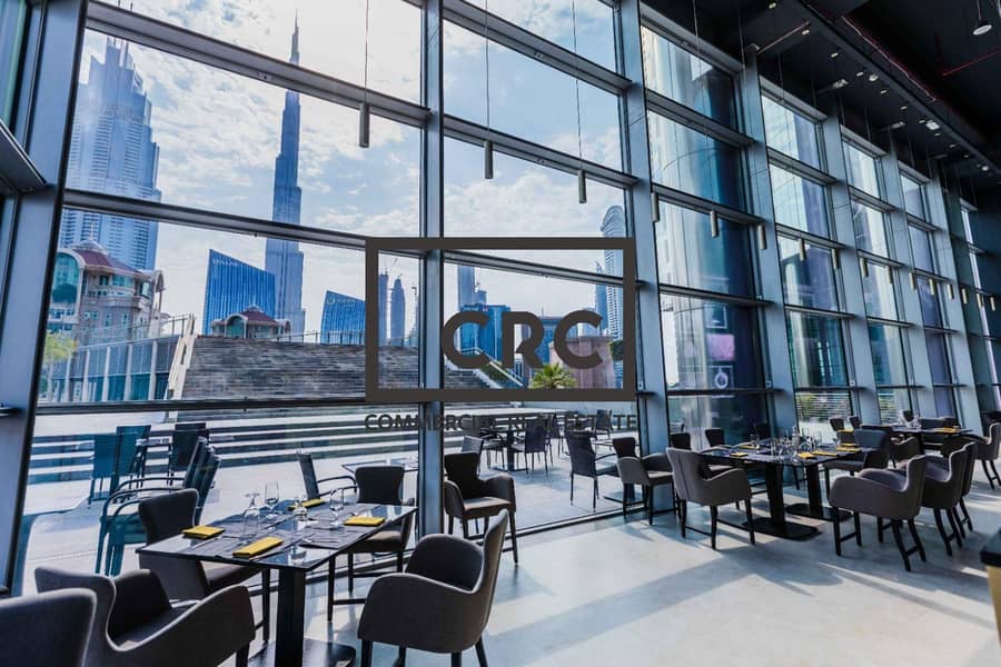 Retail Unit For Rent | View of Burj Khalifa