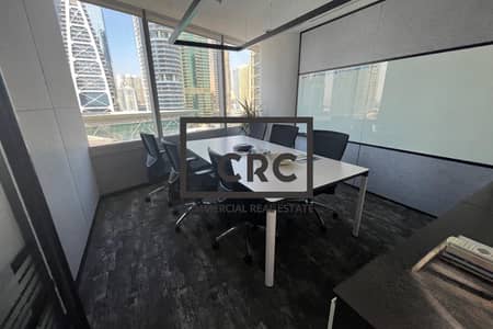 Office for Rent in Jumeirah Lake Towers (JLT), Dubai - Fitted and Furnished | DMCC License | Grade A