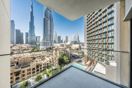 2 Bedroom Apartment for Rent in Downtown Dubai, Dubai - Burj Khalifa View | Spacious | Low Floor