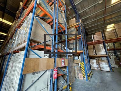 Warehouse for Rent in Jebel Ali, Dubai - Logistics Warehouse | Fully Racked | Office Space