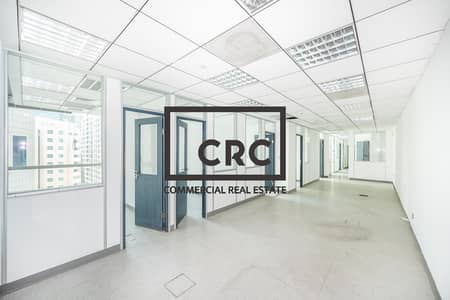 Office for Rent in Corniche Road, Abu Dhabi - Fitted Office | Main Road Access | Corniche