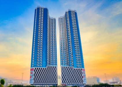 拉希迪亚， 阿治曼 2 卧室单位待售 - OASIS-Tower-1-2-Apartments-in-Ajman-downtown-UAE. jpg