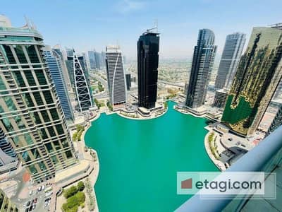 1 Bedroom Flat for Sale in Jumeirah Lake Towers (JLT), Dubai - High floor | Lake view | 1BHK | Well maintained | Tenanted |