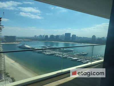 1 Bedroom Apartment for Rent in Dubai Harbour, Dubai - 1 BR | Fully Furnished | Marina View | Vacant