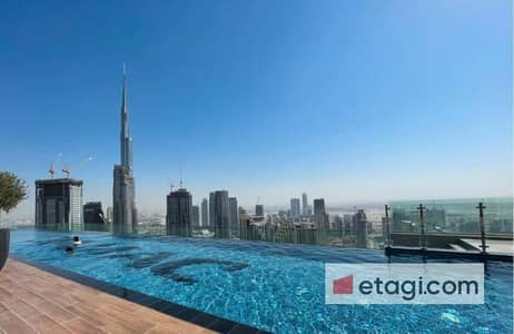 2 Bedroom Apartment for Rent in Business Bay, Dubai - SPECTECULAR SEA VIEW HIGH FLOOR SPACIOUS 2 BED APARTMENT