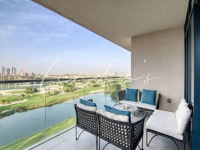 3 Bedroom Flat for Sale in The Hills, Dubai - Stunning corner unit|High Floor|Lake & Golf View